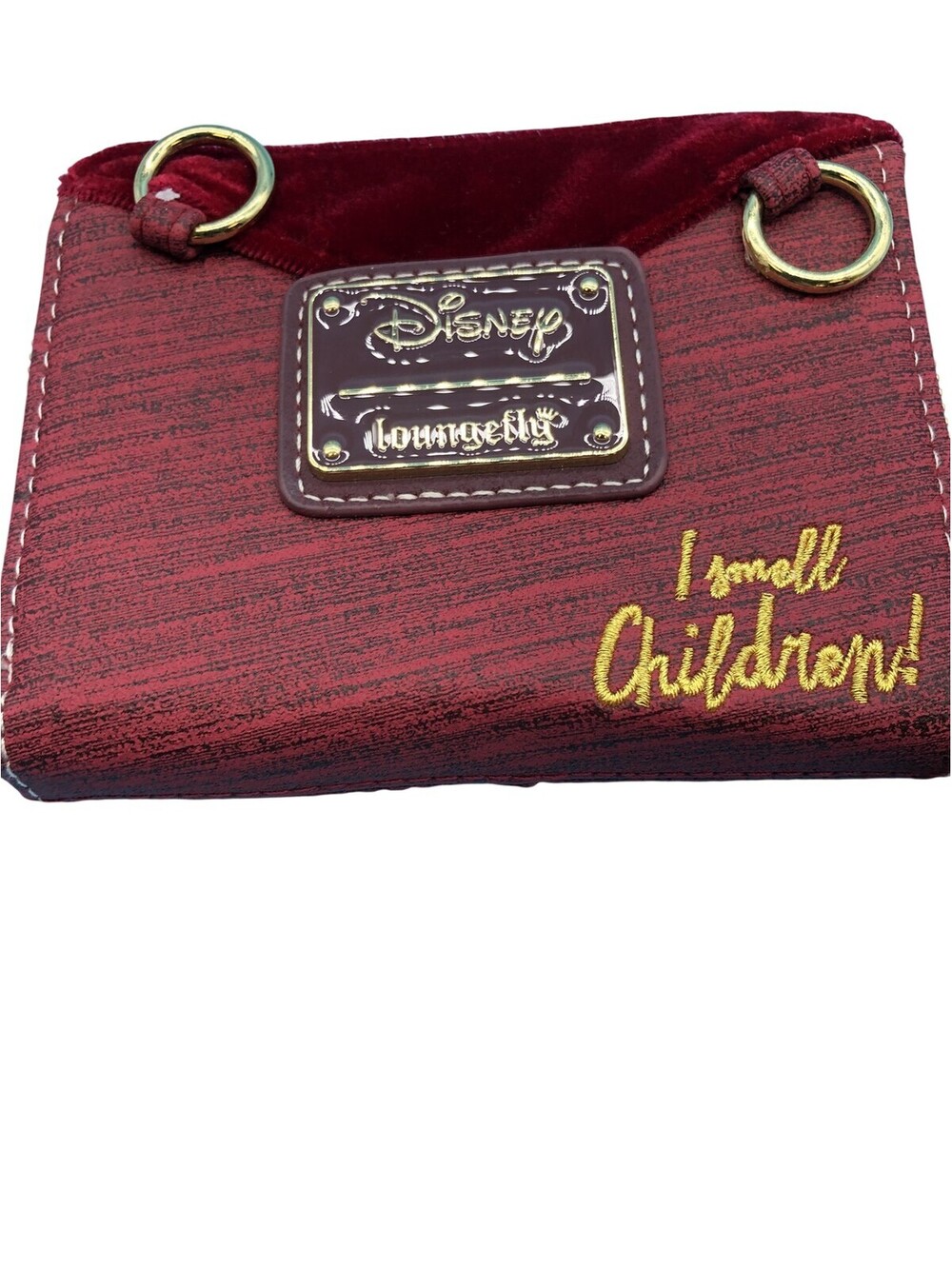 Loungefly Wallet Womens One Size Red Hocus Pocus Zip Around Disney Velvet Bow